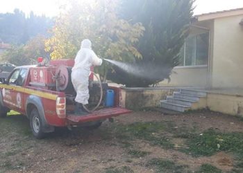 ΔΗΜΟΣ ΠΥΡΓΟΥ: Απολύμανση στο Δημοτικό σχολείο Σκουροχωρίου