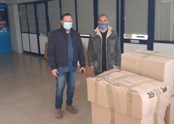 ΔΗΜΟΣ ΠΥΡΓΟΥ: Παραλαβή σχολικών μασκών της ΚΕΔΕ (β’ φάση)