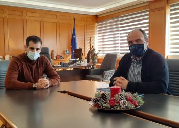Συνάντηση Αντιπεριφερειάρχη Π.Ε Ηλείας Β. Γιαννόπουλου, με τον νέο πρόεδρο ΓΟΕΒ Πηνειού – Αλφειού