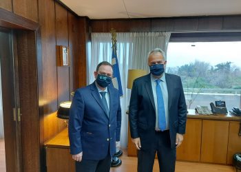 ΝΙΚΟΣ ΚΟΡΟΒΕΣΗΣ: Συνάντηση με το νέο υπουργό Εσωτερικών Μ. Βορίδη