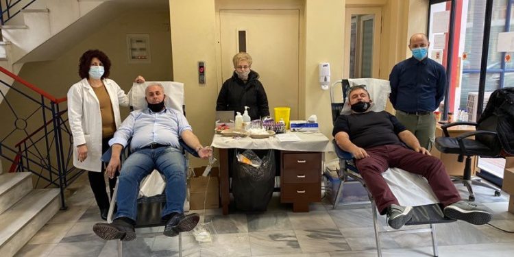 ΔΗΜΟΣ ΠΥΡΓΟΥ: Ένθερμη ανταπόκριση στο κάλεσμα για εθελοντική αιμοδοσία της Δημοτικής Αστυνομίας και της Υπηρεσίας Πρασίνου