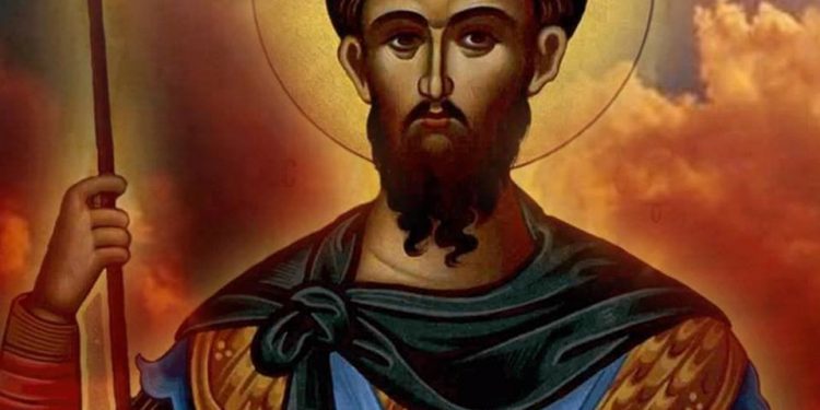 I.N. AΓΙΟΥ ΣΠΥΡΙΔΩΝΑ ΠΥΡΓΟΥ: Σήμερα εορτάζεται η μνήμη του Μεγαλομάρτυρα Αγίου Θεοδώρου του Τήρωνος