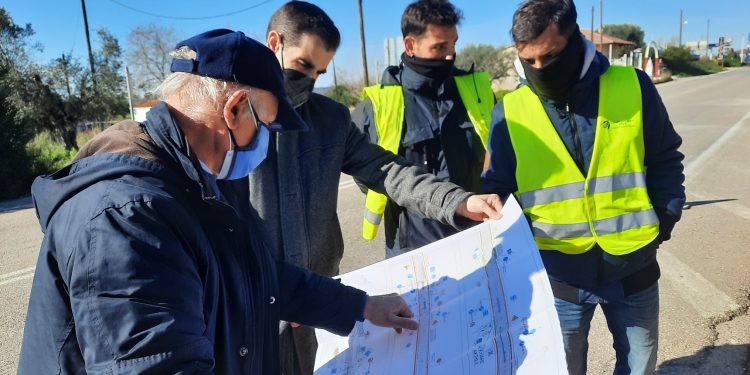 Επίσκεψη – ενημέρωση Αντιπεριφερειάρχη Π.Ε Ηλείας Β. Γιαννόπουλου σε έργα ΟΧΕ στον οδικό άξονα Πύργος – Κατάκολο