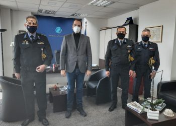Στον Περιφερειάρχη Νεκτάριο Φαρμάκη η νέα ηγεσία Πυροσβεστικών  Υπηρεσιών Δυτικής Ελλάδας
