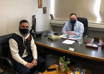 Π.Ε. ΗΛΕΙΑΣ: Συνάντηση Κοροβέση με πρόεδρο Πολιτιστικού Συλλόγου Δουναϊκων