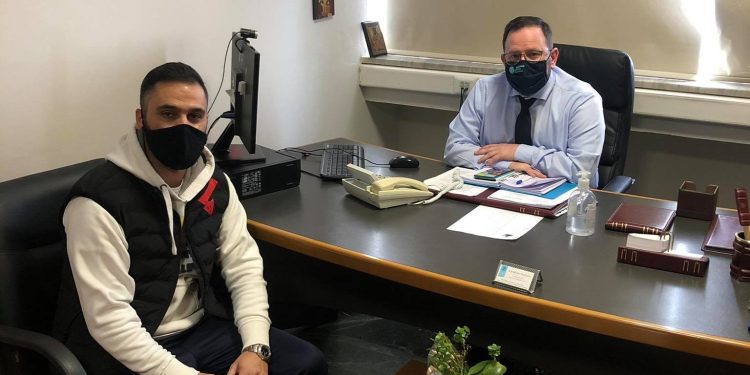Π.Ε. ΗΛΕΙΑΣ: Συνάντηση Κοροβέση με πρόεδρο Πολιτιστικού Συλλόγου Δουναϊκων