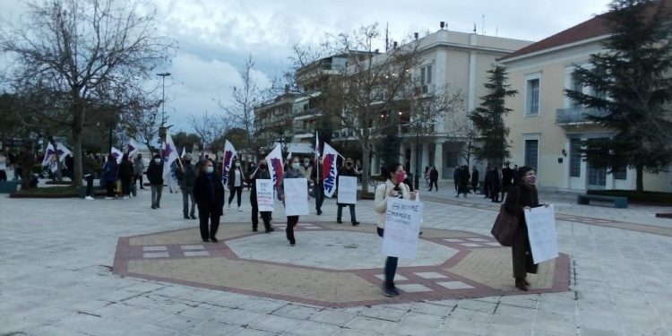 ΠΥΡΓΟΣ: Πραγματοποιήθηκε η συγκέντρωση των Σωματείων με θέμα την υγεία και την καταστολή