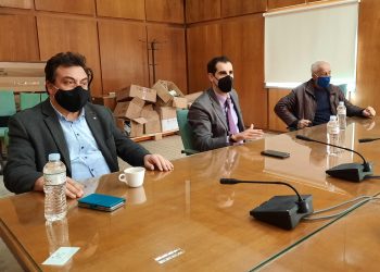 Συνάντηση Αντιπεριφερειάρχη Π.Ε Ηλείας Βασίλη Γιαννόπουλου με τους Δημάρχους της Ηλείας για τα Πανεπιστημιακά Τμήματα