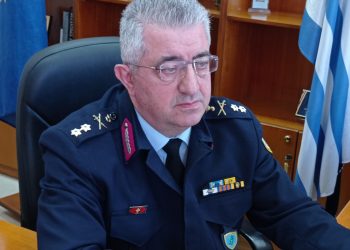 Εκφώνηση πανηγυρικού λόγου Περιφερειακού Γενικού Περιφερειακού Αστυνομικού Διευθυντή Δυτικής Ελλάδας Υποστρατήγου Απόστολου Μαρτζάκλη στο πλαίσιο εορτασμού της Εθνικής Επετείου 1821 στη Δυτική Ελλάδα