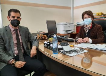 Επίσκεψη Αντιπεριφερειάρχη Π.Ε Ηλείας Βασίλη Γιαννόπουλου, στο Τμήμα Μεταφορών και Επικοινωνιών Αμαλιάδας