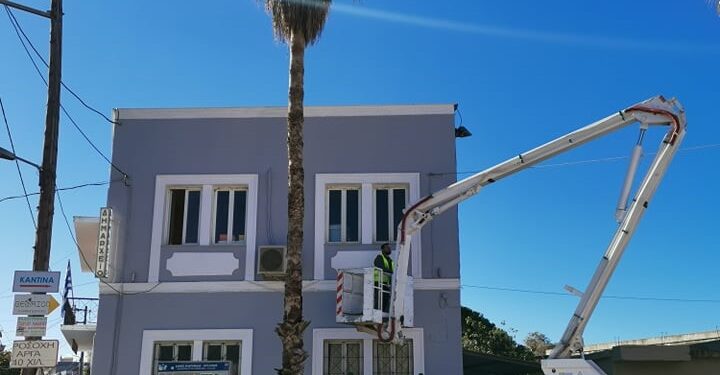 ΔΗΜΟΣ ΑΝΔΡΑΒΙΔΑΣ – ΚΥΛΛΗΝΗΣ: Εργασίες συντήρησης και αποκατάστασης στα Δημοτικά κτίρια του Δήμου (φωτος)