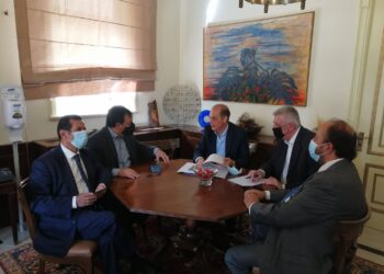 ΔΗΜΟΣ ΠΥΡΓΟΥ Συνάντηση του δημάρχου Πύργου Παν. Αντωνακόπουλου με τον πρόεδρο της “Ελληνικής Λύσης” Κυριάκο Βελόπουλο