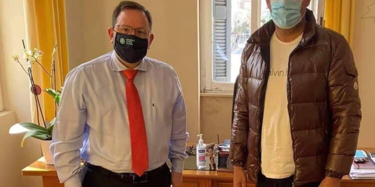 Συνάντηση του Αντιπεριφερειάρχη Πολιτισμού & Τουρισμού Νίκου Κοροβέση με τον Πρόεδρο του ΟΤΑΔ Νικόλαο Πετρόπουλο