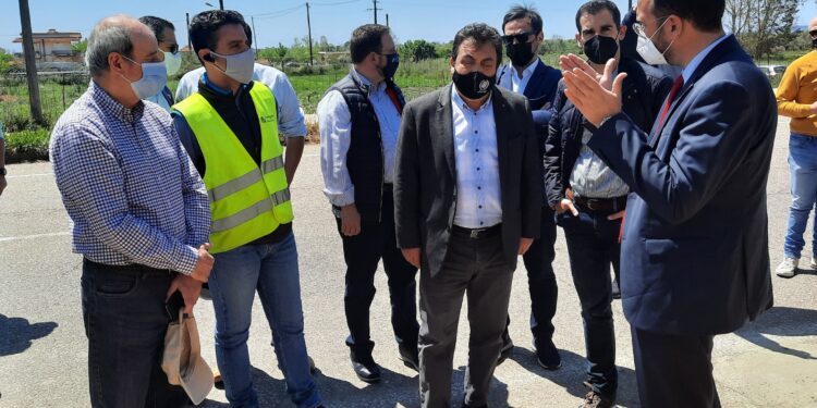 Επίσκεψη Περιφερειάρχη Δυτικής Ελλάδας Νεκτάριου Φαρμάκη σε δυο σημαντικά αναπτυξιακά έργα ΟΧΕ στην Ηλεία