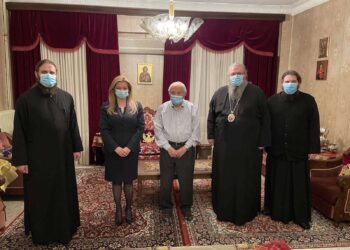 ΔΙΟΝΥΣΙΑ ΑΥΓΕΡΙΝΟΠΟΥΛΟΥ: Επίσκεψη στη Μητρόπολη Λαρίσης και Τυρνάβου και στο Προσκύνημα Αγίας Παρασκευής στα Τέμπη