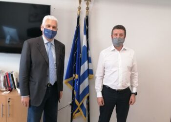 Συνάντηση Φ. Ζαΐμη με τον  Γενικό Γραμματέα Ψηφιακής Διακυβέρνησης και Απλούστευσης Διαδικασιών, Λ. Χριστόπουλο