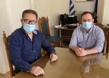 Συνάντηση εργασίας Δημάρχου Ζαχάρως Κώστα Αλεξανδρόπουλου και Αντιπεριφερειάρχη Τουρισμού Πολιτισμού Νίκου Κοροβέση