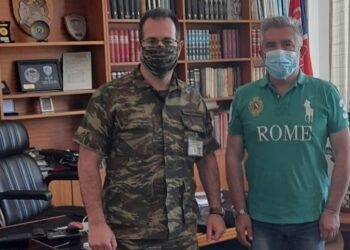 Προσφορά μασκών από τον Δήμο Πύργου στη Σ.Ε.Τ.ΤΗΛ.