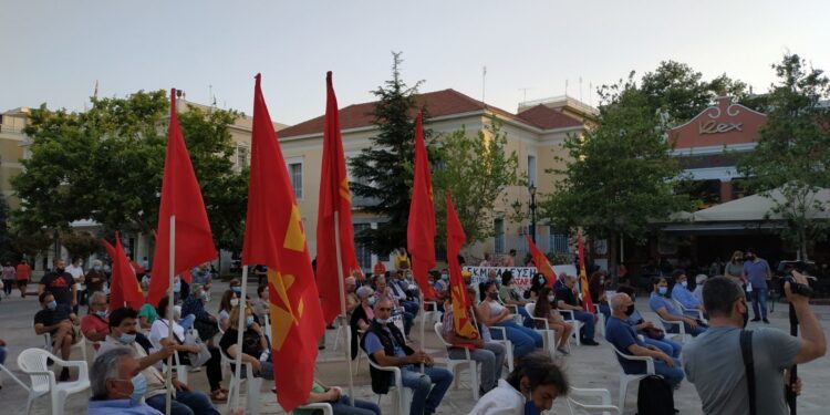 “Να μην περάσει το αντεργατικό έκτρωμα! Με ανατροπή γεννιούνται οι ελπίδες”