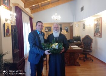 Συνάντηση Μητροπολίτη Καλαβρύτων με τον Αντιπεριφερειάρχη Αγροτικής Ανάπτυξης Θ.Βασιλόπουλο