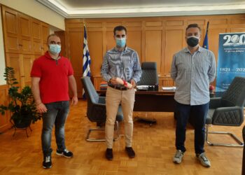 Συνάντηση Αντιπεριφερειάρχη Π.Ε Ηλείας Β. Γιαννόπουλου με μέλη του Δ.Σ. Συλλόγου Φίλων Ιστορίας «Χαράλαμπος Βιλαέτης»