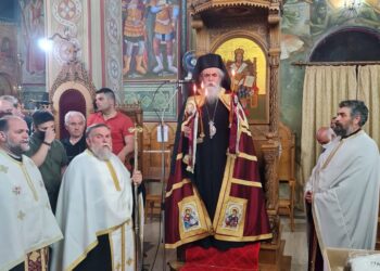 Ι.Ν ΑΓΙΟΥ ΠΑΝΤΕΛΕΗΜΟΝΑ ΠΥΡΓΟΥ: Η εορτή της Παναγίας του «Ἄξιον ἐστι» και του Αγίου Λουκά Κριμαίας του Ιατρού, στον Πύργο