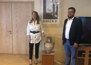 Με επιτυχία η συνάντηση του Δημάρχου Ανδραβίδας – Κυλλήνης Γιάννη Λέντζα με την Πρόεδρο του ΕΟΤ Άντζελα Γκερέκου