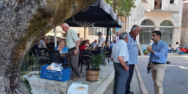 Επίσκεψη και συναντήσεις Αντιπεριφερειάρχη Π.Ε Ηλείας Β. Γιαννόπουλου στην Δ.Ε Ανδρίτσαινας