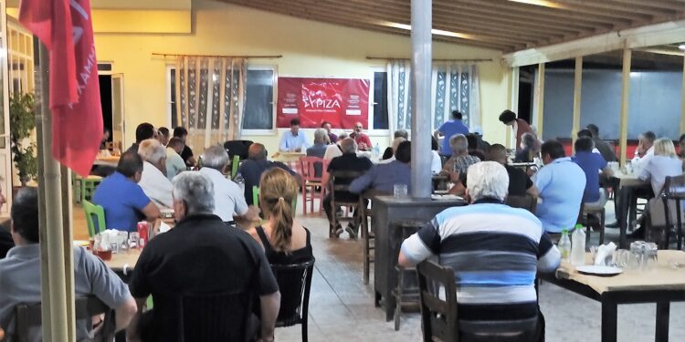 Με μεγάλη επιτυχία η πολιτική συγκέντρωση του ΣΥΡΙΖΑ στο Σκλίβα