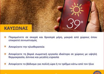 ΠΕΡΙΦΕΡΕΙΑ ΔΥΤΙΚΗΣ ΕΛΛΑΔΑΣ: Σε εξέλιξη το κύμα καύσωνα σε όλη τη χώρα – Έκτακτο Δελτίο Επικίνδυνων Καιρικών Φαινομένων