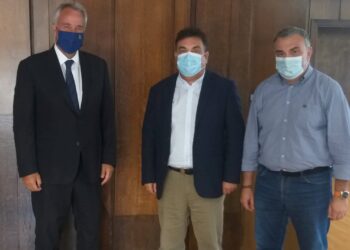 ΔΗΜΟΣ ΠΥΡΓΟΥ:  Συνάντηση του Δημάρχου Παναγιώτη Αντωνακόπουλου με τον Υπουργό Εσωτερικών Μάκη Βορίδη