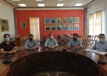 ΔΗΜΟΣ ΠΥΡΓΟΥ  Συνάντηση εργασίας Δημάρχου Πύργου με τον Περιφερειάρχη Δυτικής Ελλάδας για την πορεία των μεγάλων έργων