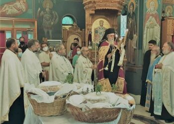 Ο Άγιος Αθανάσιος ο Αθωνίτης, εορτάστηκε στο Νεοχώρι Κυλλήνης
