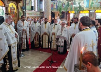 Λαμπρή και Ιεροπρεπή,  η εορτή του Αγίου Παντελέημονος στον Πύργο