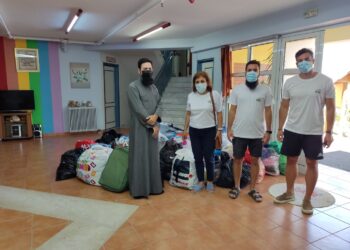 Η Συμπολιτεία Ολυμπίας προσέφερε είδη ρουχισμού στη Μητρόπολη Ηλείας