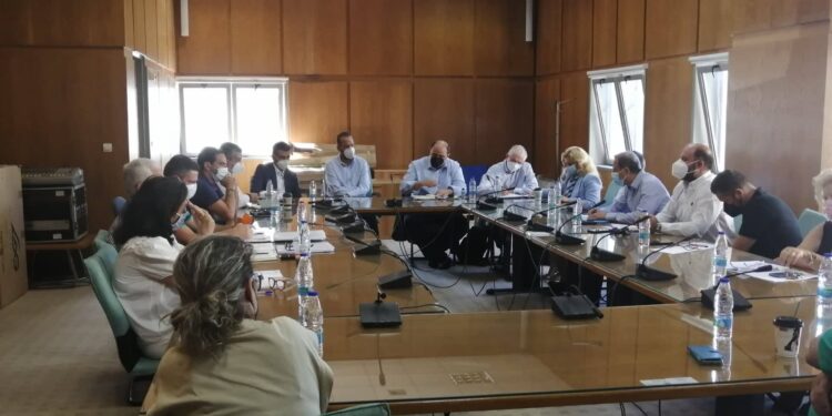 ΔΗΜΟΣ ΠΥΡΓΟΥ:  Σύσκεψη στην Π.Ε. Ηλείας με κυβερνητικά στελέχη για το Σχέδιο αποκατάστασης των πυρόπληκτων περιοχών