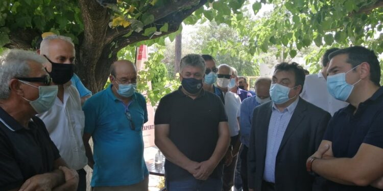 ΔΗΜΟΣ ΠΥΡΓΟΥ: Στις πυρόπληκτες περιοχές της Ηλείας ο πρόεδρος του ΣΥΡΙΖΑ Αλέξης Τσίπρας (φωτος)