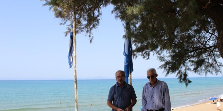 Κυματίζει και πάλι η Γαλάζια Σημαία στην Κουρούτα