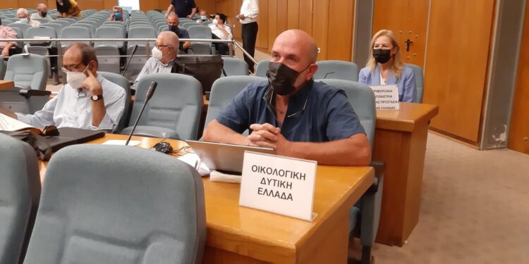 «Οικολογική Δυτική Ελλάδα»: Τοποθέτηση στο Περιφερειακό Συμβούλιο για την πολιτική μετά την πυρκαγιά