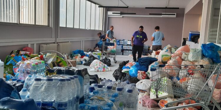 Αποστολή Ανθρωπιστικής Βοήθειας στην Π.Ε Ηλείας για τους πληγέντες αλλά και προς όλους όσους εργάζονται μέσα στα πύρινα μέτωπα στο Νομό