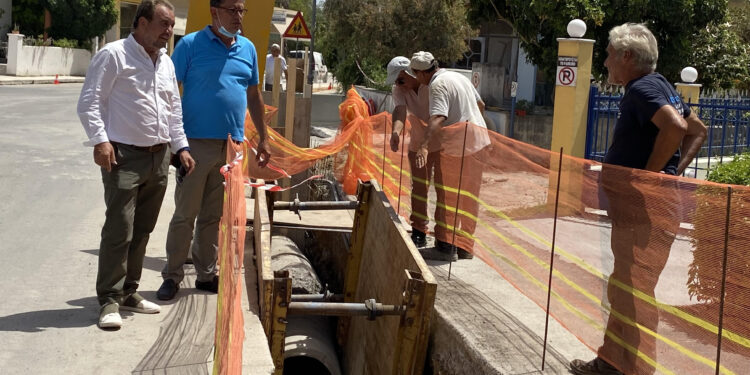 Αντιπλημμυρική θωράκιση της πόλης των Λεχαινών του Δήμου Ανδραβίδας-Κυλλήνης