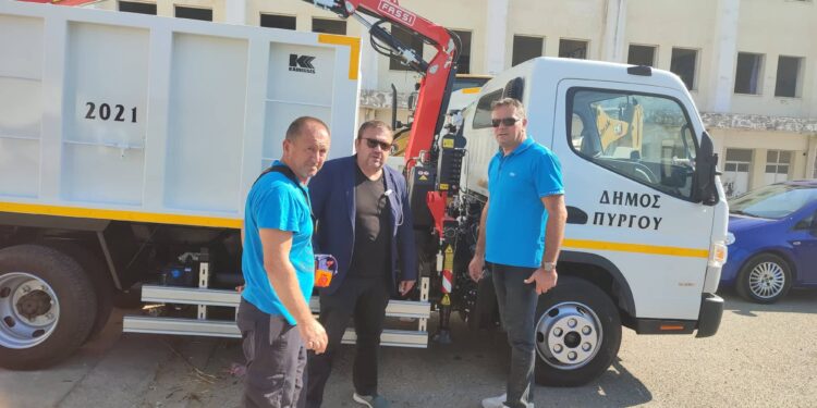 ΔΗΜΟΣ ΠΥΡΓΟΥ: Νέος εμπλουτισμός για τον “στόλο” των μηχανημάτων του Δήμου
