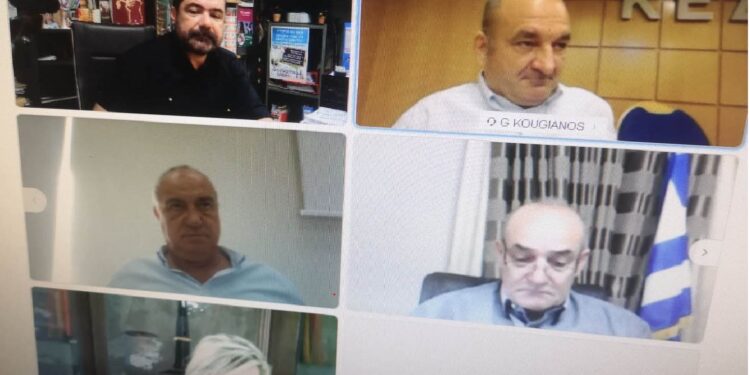 Ο Αντιδήμαρχος Ήλιδας Αθανάσιος Γεωργόπουλος στη συνεδρίαση της Επιτροπής Αγροτικής Ανάπτυξης της ΚΕΔΕ