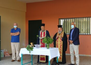 Σε 1ο Νηπιαγωγείο, 3ο Δημοτικό Σχολείο και 1ο Γυμνάσιο Αμαλιάδας ο Δήμαρχος Ήλιδας