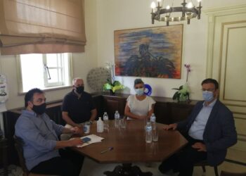 ΔΗΜΟΣ ΠΥΡΓΟΥ: Με θετικό πρόσημο η συζήτηση του δημάρχου Πύργου με τον διευθύνοντα σύμβουλο της «ΓΑΙΑ ΟΣΕ» Περικλή Νικολάου