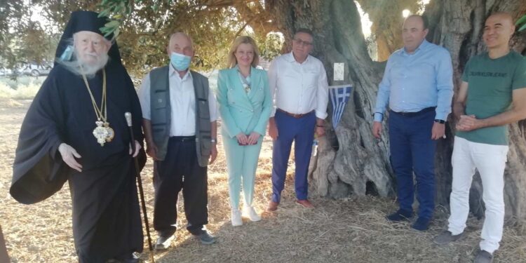 Ομιλία της Προέδρου της Επιτροπής Περιβάλλοντος της Βουλής, Δρ. Αυγερινοπούλου, στην πρώτη επετειακή εκδήλωση σήμανσης της υπεραιωνόβιας ελιάς στην Ηλεία