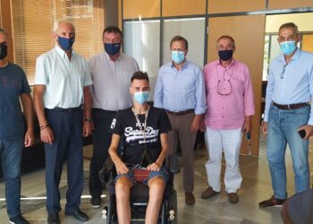 Ε.Α.Α.Ν. Νομού Ηλείας: Επίσκεψη στον Δήμο Αρχαίας Ολυμπίας για τον Φιλανθρωπικό αγώνατου Αίαντα Γαστούνης με την Εθνική ομάδα Ενόπλων Δυνάμεων & Σωμάτων Ασφαλείας