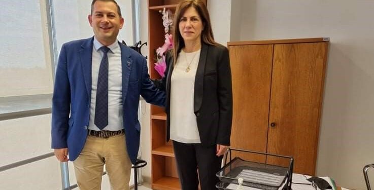 Συνάντηση Θ. Βασιλόπουλου με τη νέα Αντιπρόεδρο του «ΕΛΓΟ ΔΗΜΗΤΡΑ» Γεωργία Μπόκα