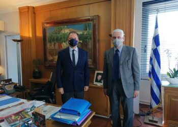Στο Υπουργείο Αγροτικής Ανάπτυξης ο Αντιπεριφερειάρχης Επιχειρηματικότητας Έρευνας και Καινοτομίας, Φωκίων Ζαϊμης για Επιτάλιο και Αλυκές