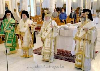 Σεμνή και Ιεροπρεπής, η 40η επέτειος ευκλεούς Αρχιερατείας του Σεβασμιώτατου Μητροπολίτου  Ηλείας κ.κ. Γερμανού